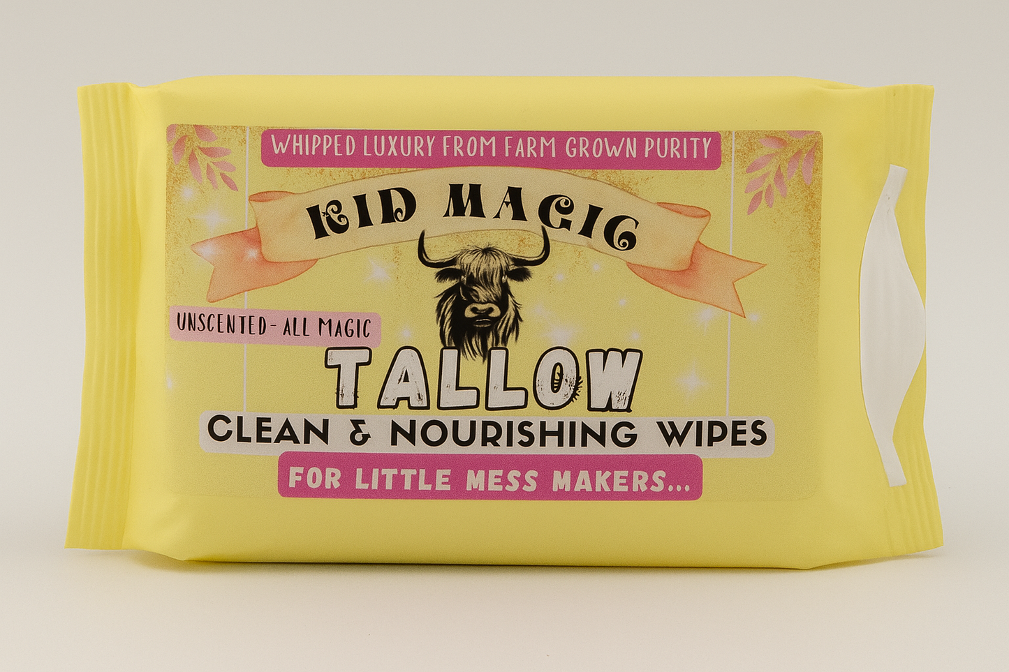 Kid Magic: Mess-maker Tallow Body Wipes