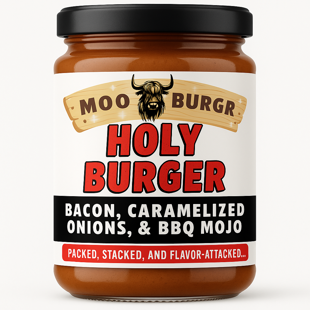 Burger Magic! BBQ, Bacon & Caramelized Onion MOJO