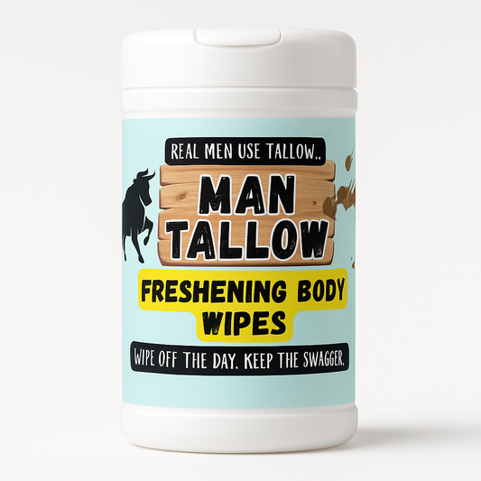 Man Magic:Tallow Body Freshening Wipes