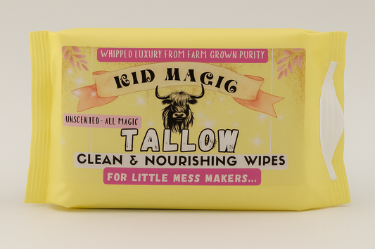 Kid Magic: Mess-maker Tallow Body Wipes