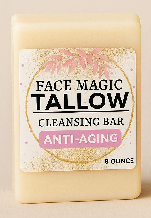 Face Magic: Tallow Anti-Aging Cleansing Bar